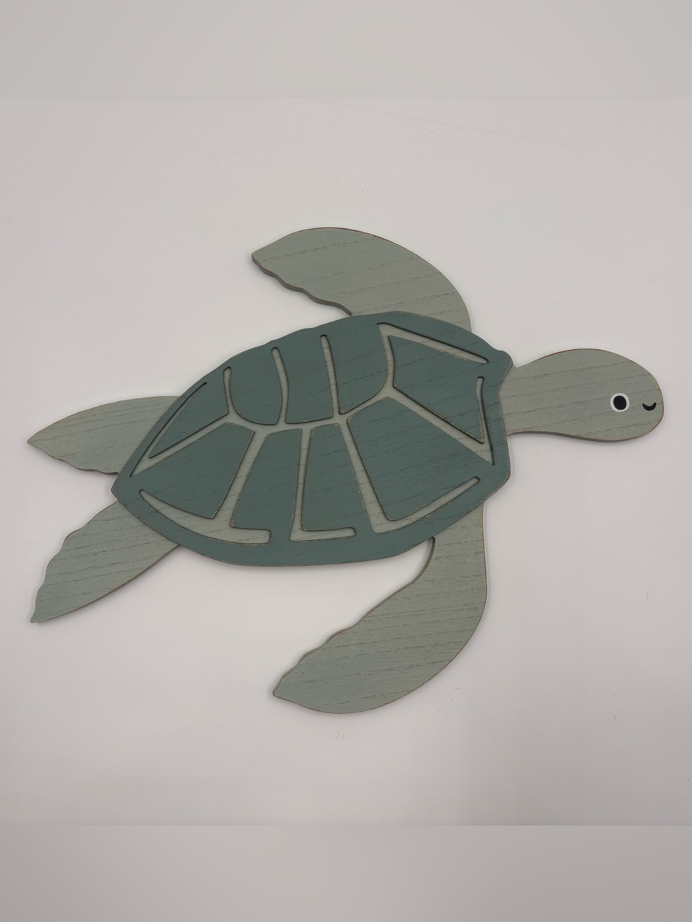 Hobby Lobby Wooden Sea Turtle Wall Decor Coastal Beach Nautical 14x18 MDF